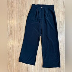 Michael Kors Black Wide Leg Pants